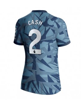 Aston Villa Matty Cash #2 Ausweichtrikot für Frauen 2023-24 Kurzarm